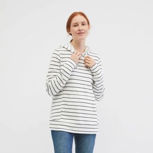 Motherhood Maternity FRENCH TERRY SIDE ACCESS NURSING HOODIE Size M